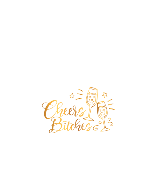 Cheers Bitches model negru pe tricou