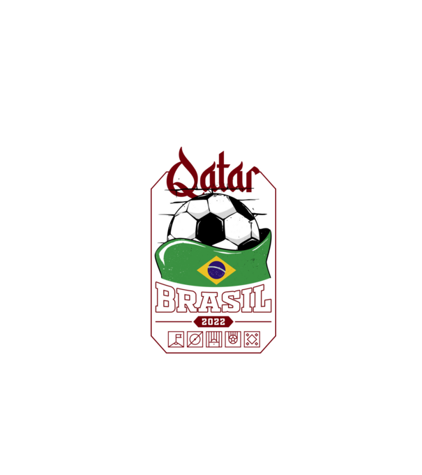 Qatar teams Brasil model negru pe tricou
