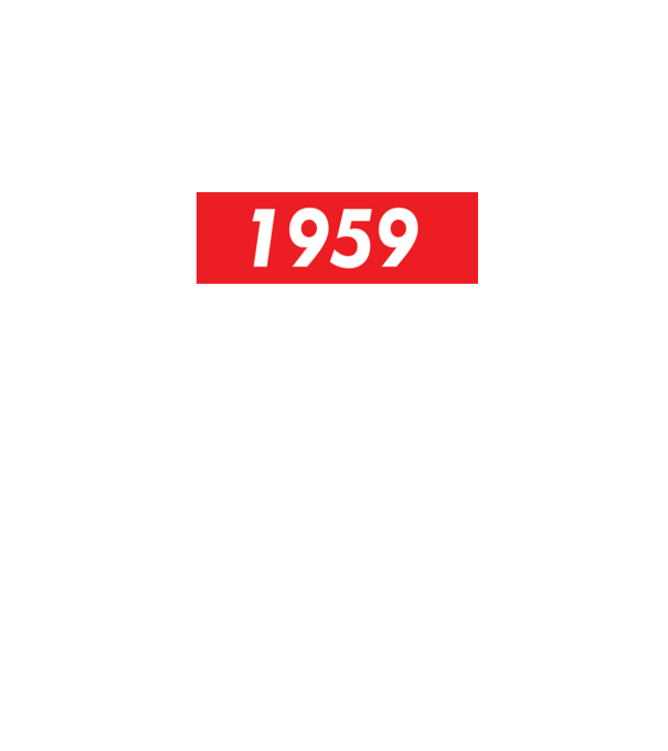 Supreme Birthday 1959 model negru pe tricou