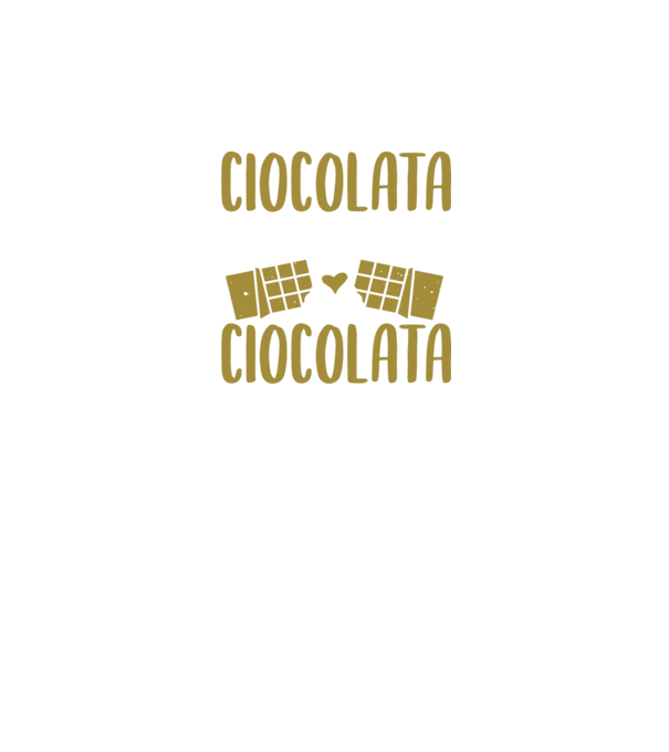 ciocolata nu pune întrebări, ciocolata înțelege model negru pe tricou