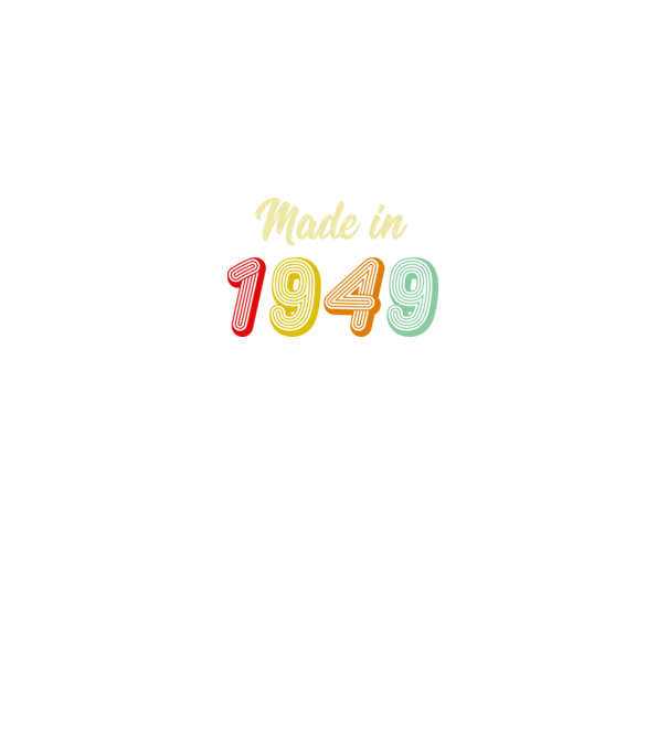 made in 1949 retro model gri pe tricou