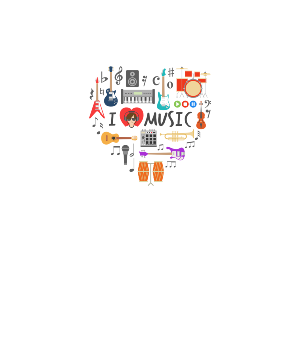 music heart model galben neon pe tricou