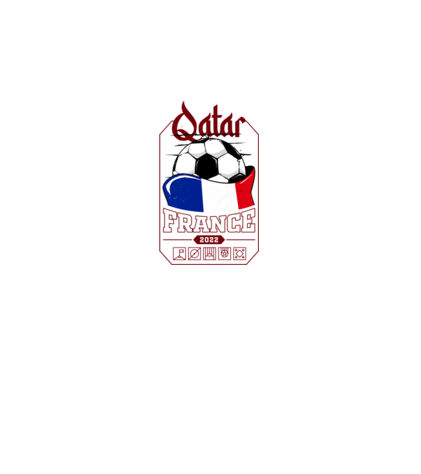 Qatar teams France model negru pe tricou