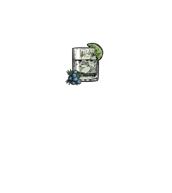 Let the fun be gin model negru pe tricou
