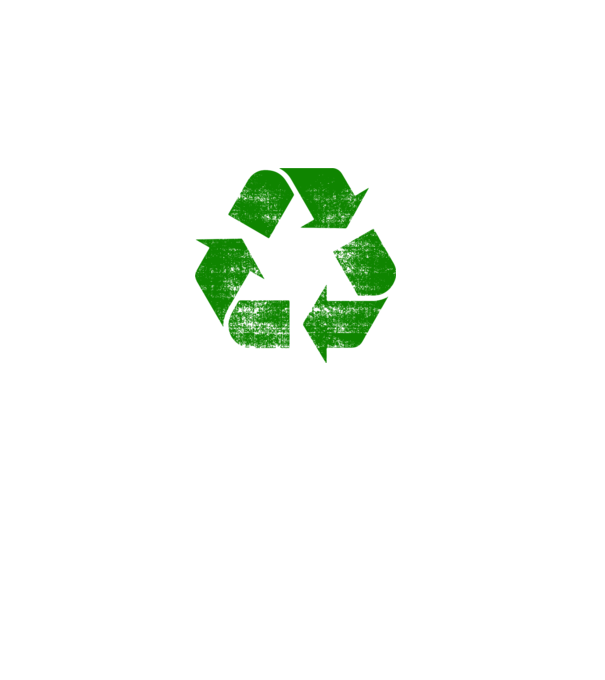 RECYCLE model negru pe tricou