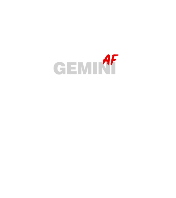 GEMINI as fuck model negru pe tricou