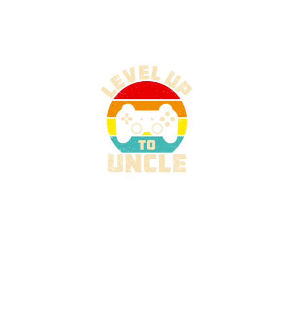 Level Up Uncle model negru pe tricou