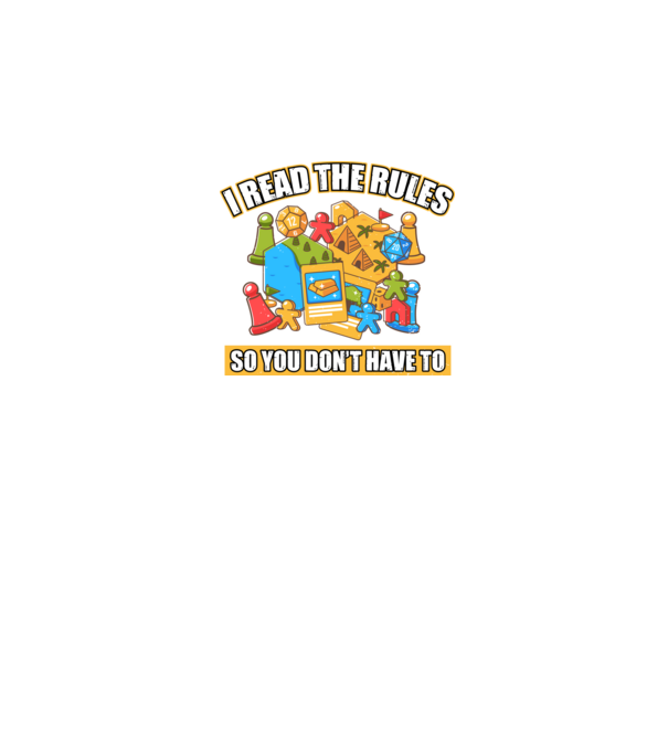 I read the rules model negru pe tricou