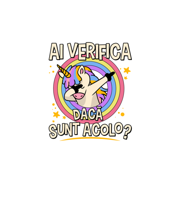 Ai verifica dacă sunt acolo? model turcoaz pe tricou