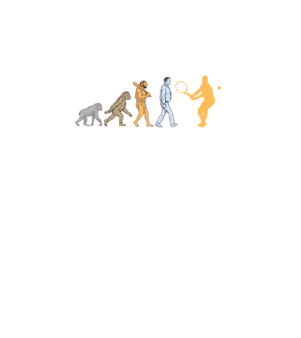 Tennis evolution model turcoaz pe tricou