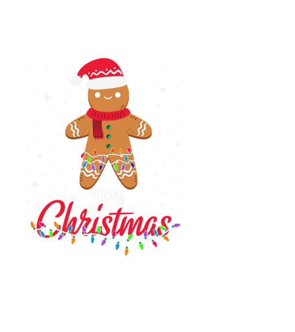 Merry christmas cookie model negru pe tricou