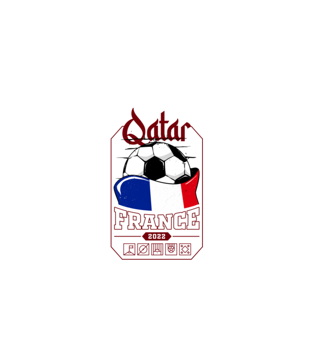 Qatar teams France model negru pe tricou