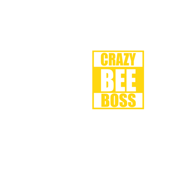 Crazy bee boss model galben neon pe tricou