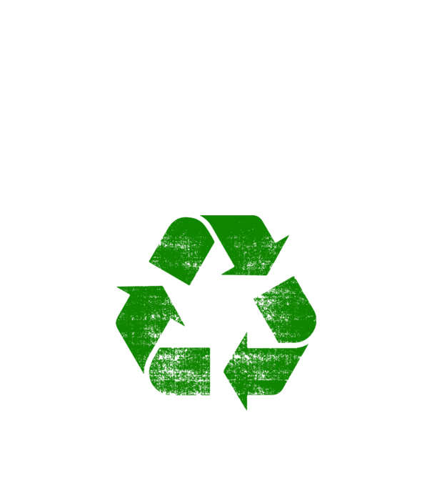 RECYCLE model negru pe tricou