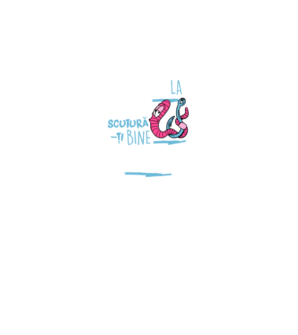 Secretul la pescuit scutură-ți bine viermele model negru pe tricou