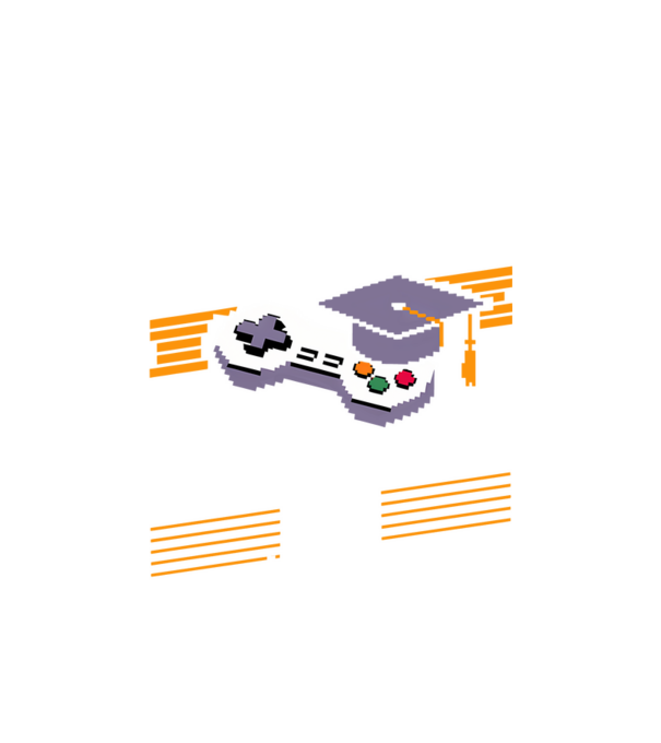 Am oprit jocul absolvent negru model negru pe tricou
