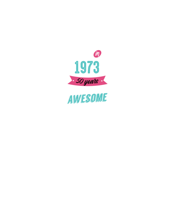 MADE IN 1973 model negru pe tricou
