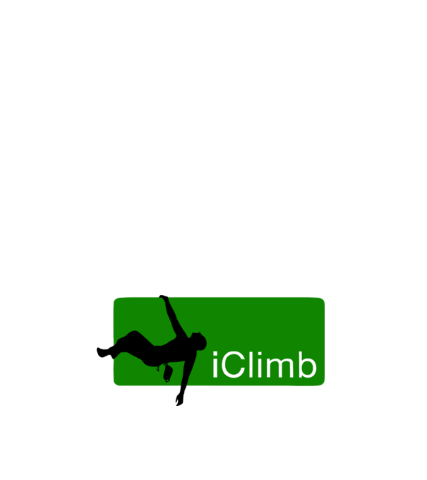 iClimb model alb pe tricou