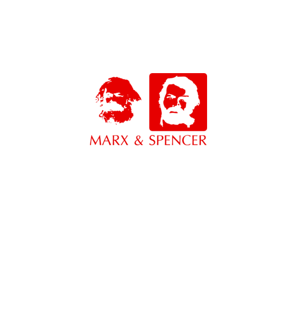 MARX and Spencer model negru pe tricou