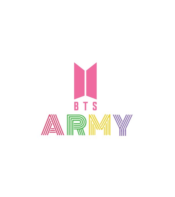 BTS ARMY model negru pe tricou