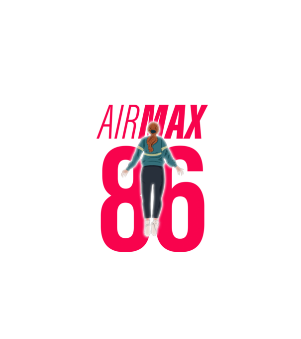 air max 86 stranger things model negru pe tricou