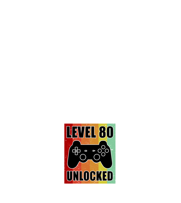 level 80 unlocked retro gamer model negru pe tricou