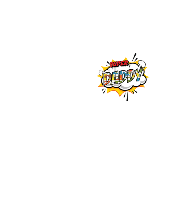 Comic Daddy model galben neon pe tricou