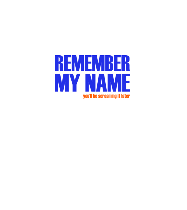 Remember My Name model alb pe tricou