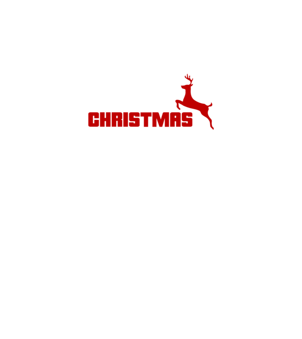 Christmas logo model negru pe tricou