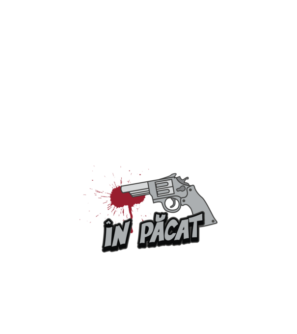 în păcat model alb pe tricou