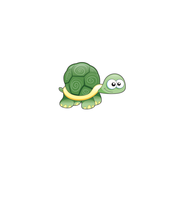 Turtle model albastru deschis pe tricou