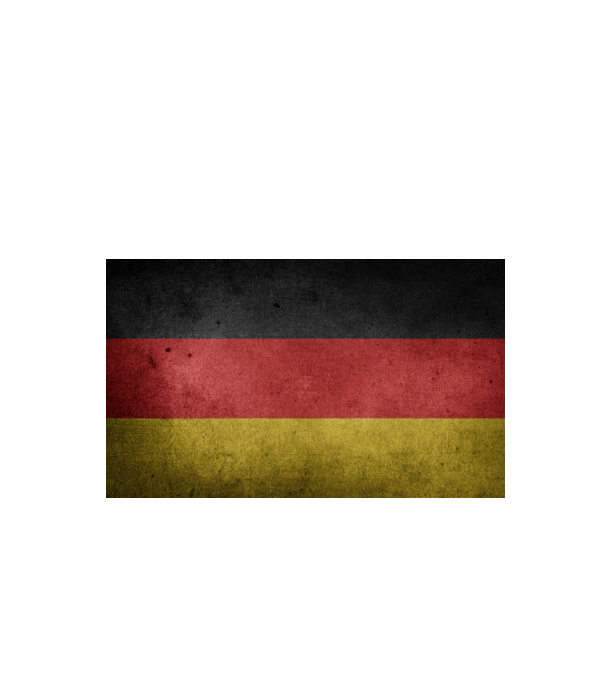GERMANY model negru pe tricou
