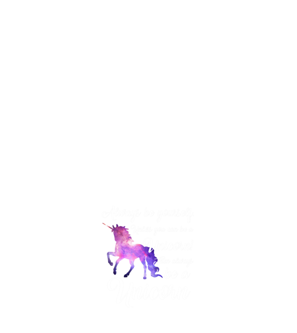 Always be UNICORN model roz deschis pe tricou