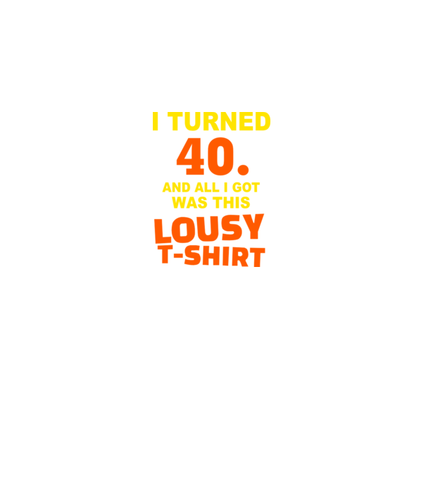 Lousy T-shirt 40 model negru pe tricou