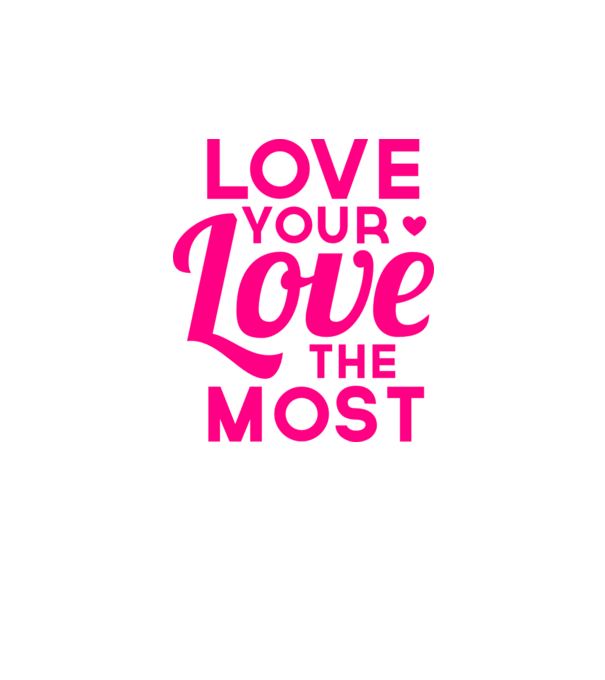 love most model alb pe tricou