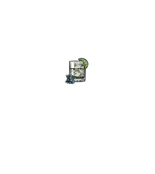Let the fun be gin model negru pe tricou