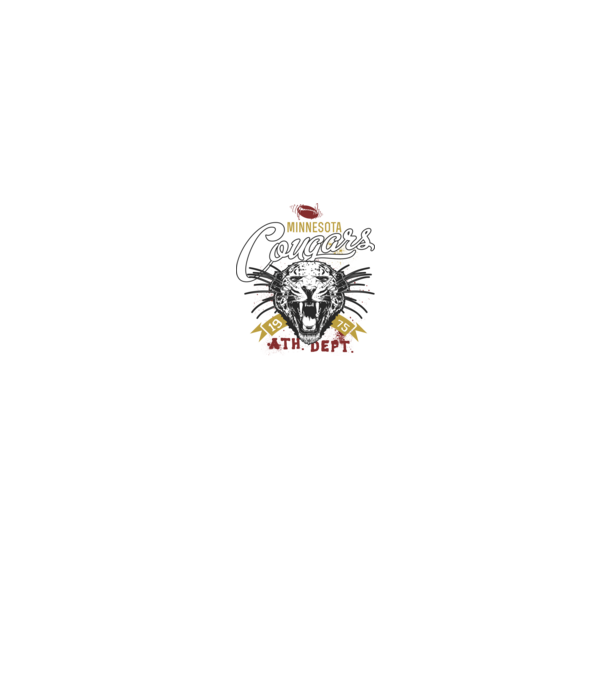 Minesota Cougars model negru pe tricou