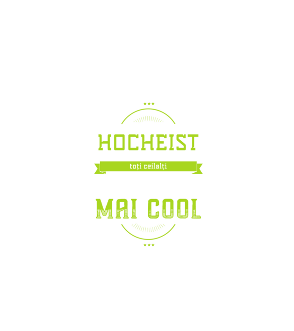 Sunt hocheist, la fel ca toți ceilalți, dar mult mai cool model negru pe tricou