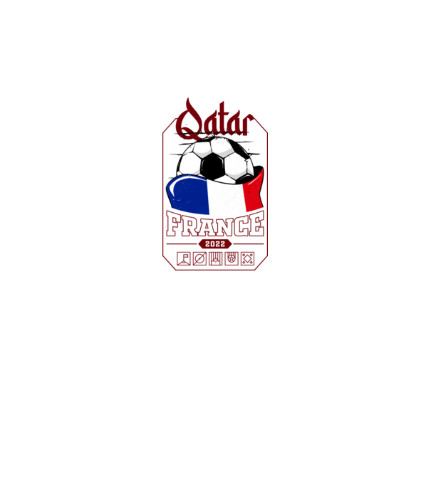 Qatar teams France model negru pe tricou