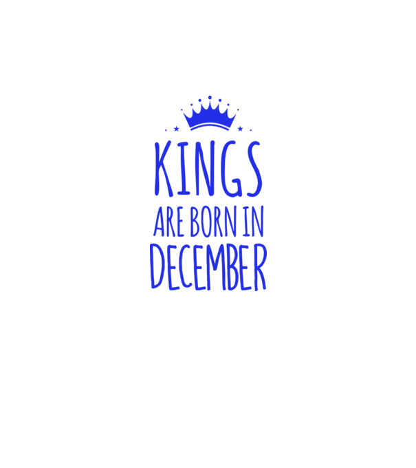 Kings are born in - December model galben neon pe tricou