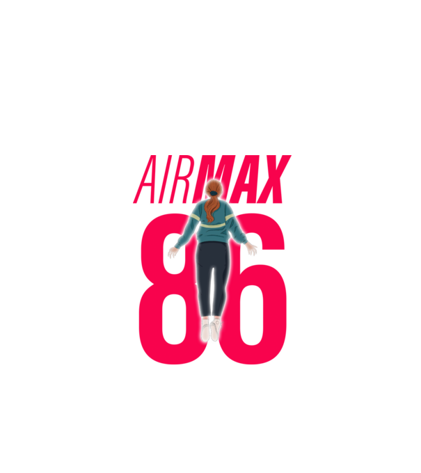 air max 86 stranger things model negru pe tricou