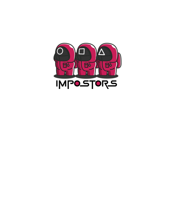 impostors squid game model galben neon pe tricou