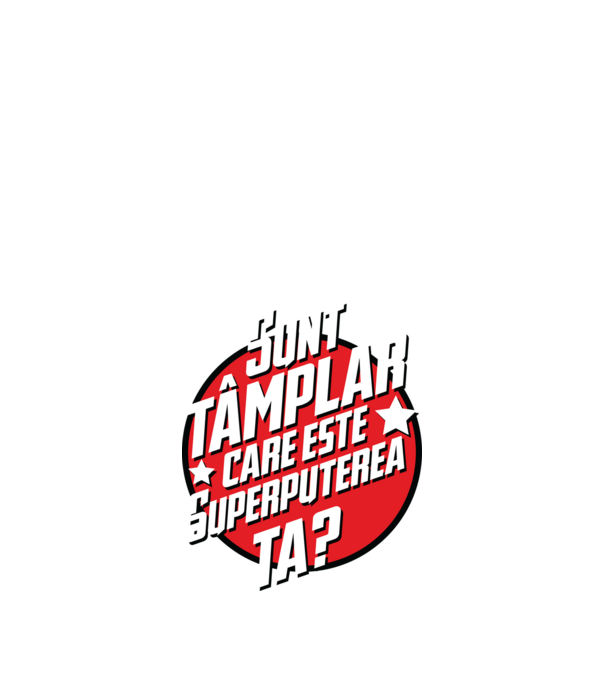 sunt tâmplar, care este superputerea ta? model negru pe tricou