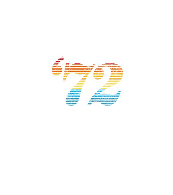 Retro Birthday 1972 model albastru jeanși pe tricou