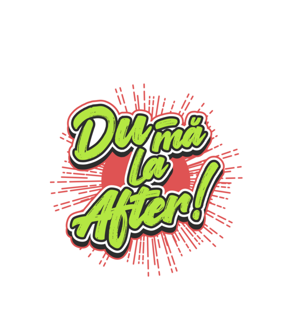 Du-mă la After model alb pe tricou