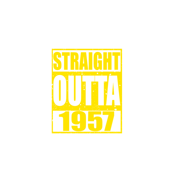 Straight Outta - 1957 model roșu pe tricou