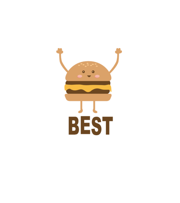 Best hamburger model alb pe tricou
