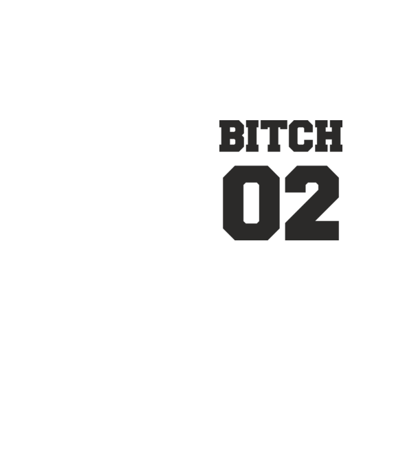 Bitch 02 model galben neon pe tricou