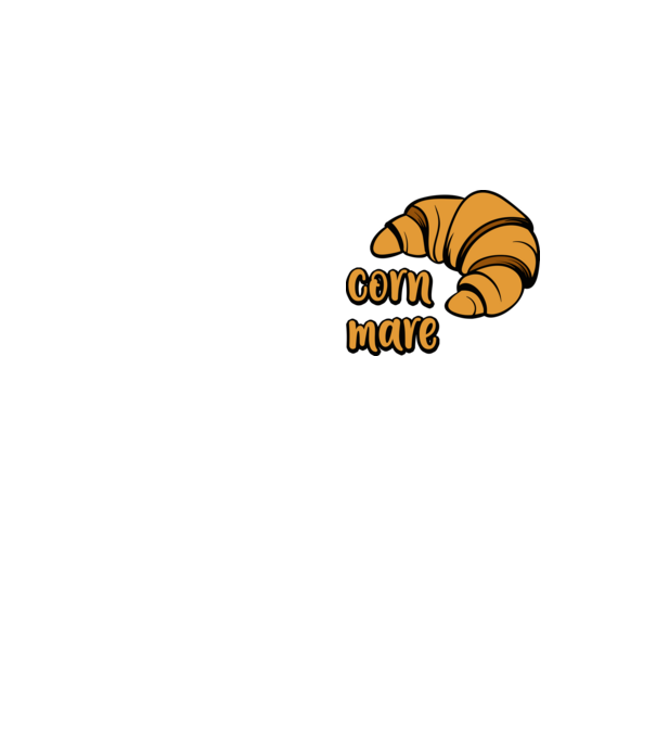 corn mare model galben neon pe tricou