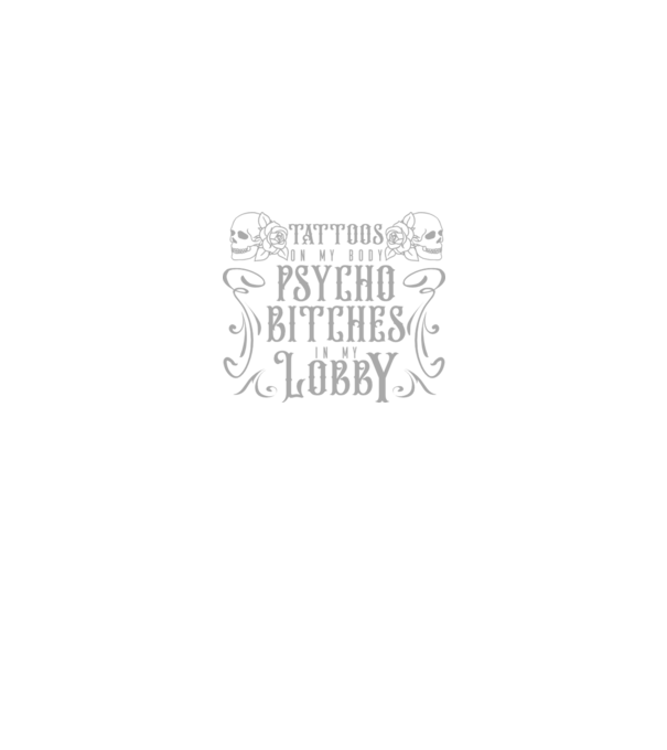 Psycho bitches model negru pe tricou